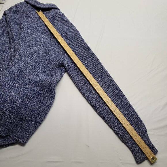 H&M Mens Cardigan Sweater XL Button Up Long Sleeve Pockets Heavyweight Cozy - Picture 13 of 13